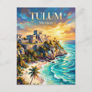 Tulum Mexico Postcard