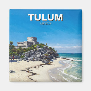 Tulum Mexico Travel Magnet
