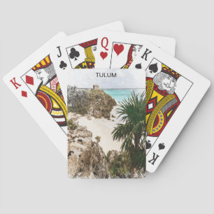 Tulum Mexico Tropical Scenery Souvenir Playing Cards
