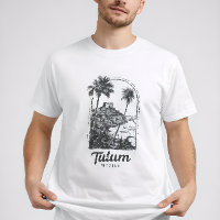 Tulum Mexico Vintage Travel Destination Mayan Ruin