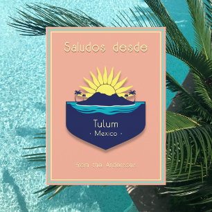 Tulum Mexico Yukatán vacation Postcard