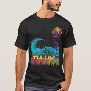 Tulum  Retro 80s Style Vintage Vaporwave Surf T-Shirt