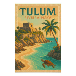 Tulum – Riviera Maya travel Poster