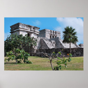Tulum ruins poster