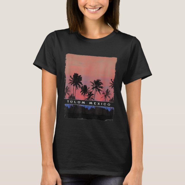 Tulum Tshirt Mexico Shirt Ocean Tee Men Women Kids (Front)