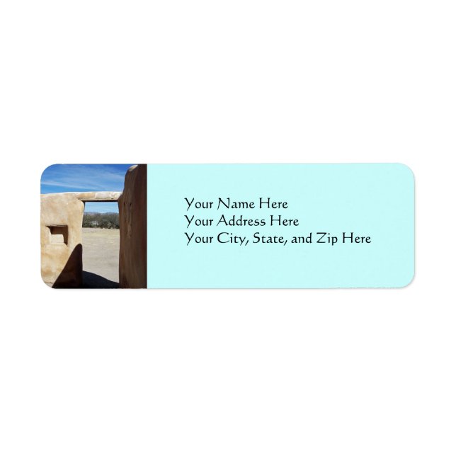 Tumacacori Doorway Return Address Label (Front)