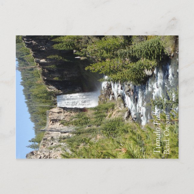 Tumalo Falls, Bend, Oregon Postcard (Front)