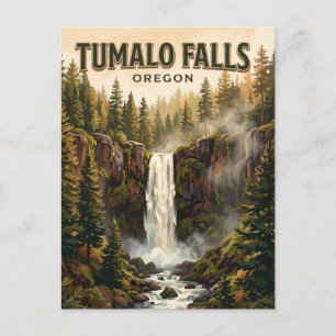 Tumalo Falls Oregon Postcard
