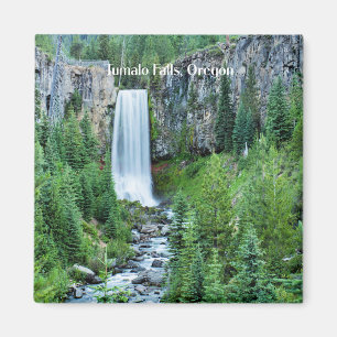 Tumalo Falls, Oregon scenic photograph Magnet