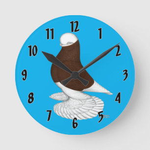 Tumbler: Muffed Red Bald Round Clock