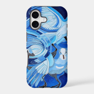 Tumbler Pigeons in Cerulean Blue