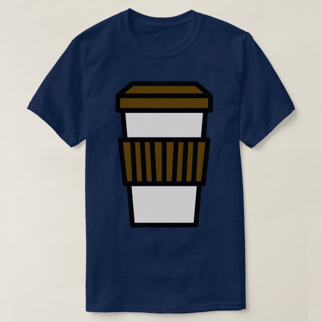 Tumbler Take Out Takeaway Takeout Mug Cup Coffee C T-Shirt (Design Front)