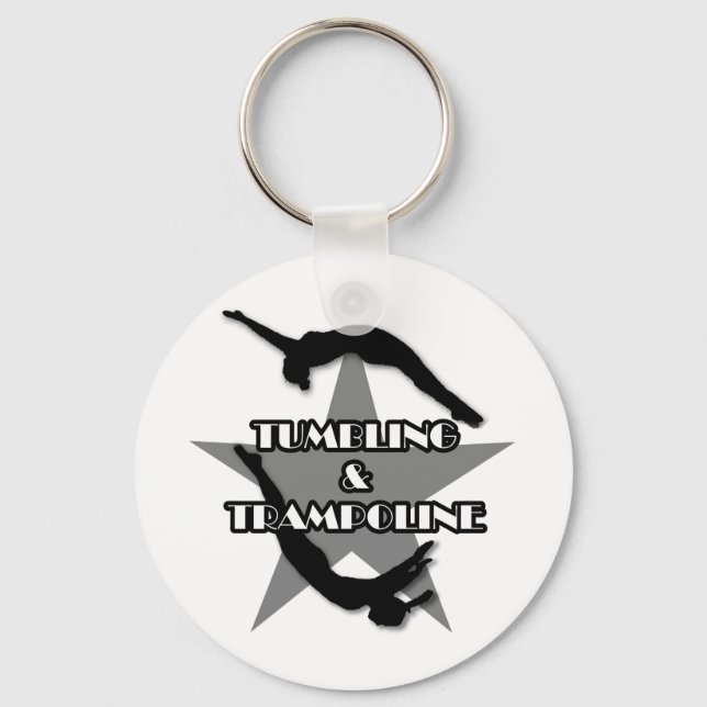 Tumbling and Trampoline Key Ring (Front)