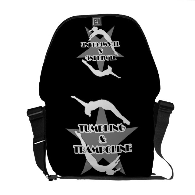 Tumbling and Trampoline RIckshaw messenger bag (Back Open)