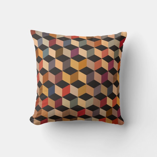 Tumbling Blocks Cushion (Front)
