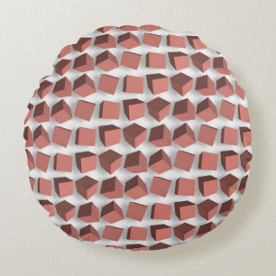 Tumbling Boxes Round Cushion