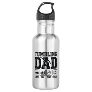 Tumbling Dad Drive Pay Clap Repeat Shirt Design_1 532 Ml Water Bottle