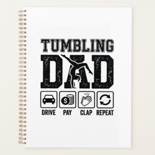 Tumbling Dad Drive Pay Clap Repeat Shirt Design_1 Planner