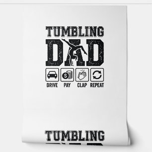 Tumbling Dad Drive Pay Clap Repeat Shirt Design_1 Wallpaper