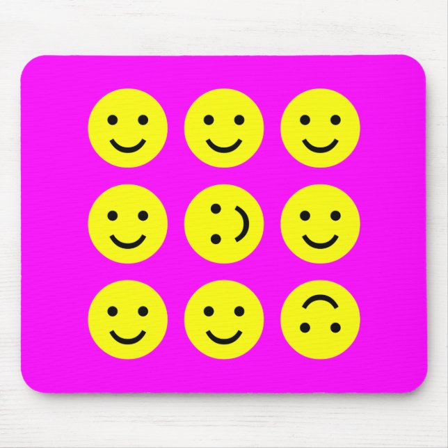 Tumbling - On Magenta Pink Mouse Pad (Front)