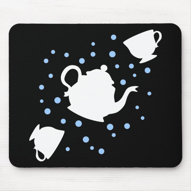 Tumbling Tea Party Mouse Pad (Front)