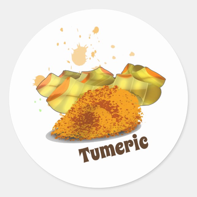 Tumeric Sticker (Front)