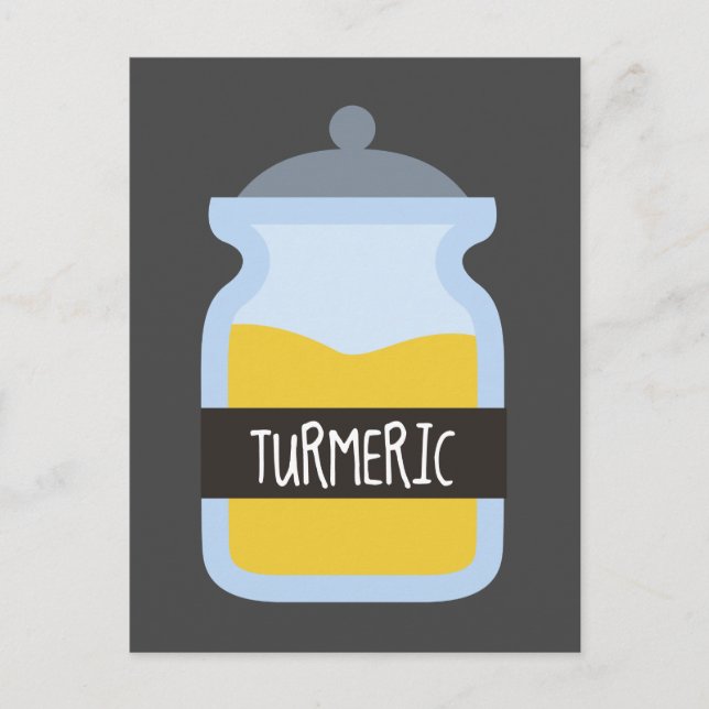 Tumeric yellow spice postcard (Front)