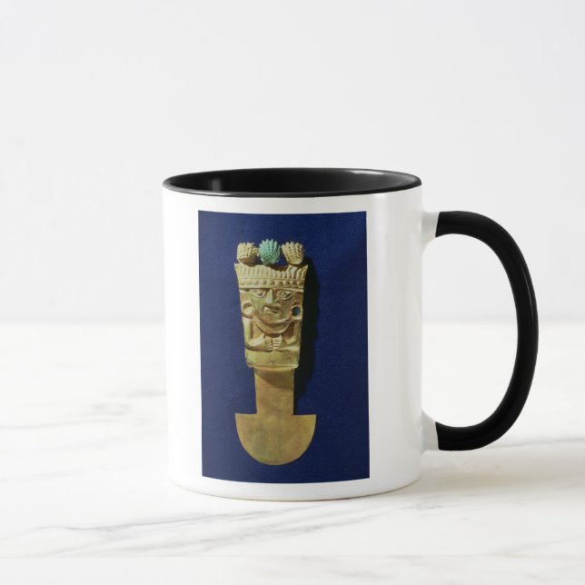 Tumi or ceremonial knife in the shape of mug (Right)