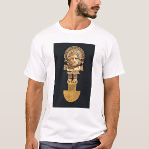 Tumi or ceremonial knife in the shape of T-Shirt