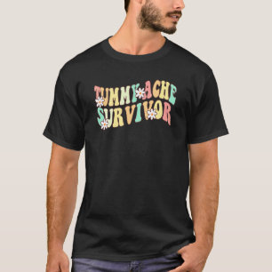 Tummy Ache Survivor Retro Vintage 2 T-Shirt