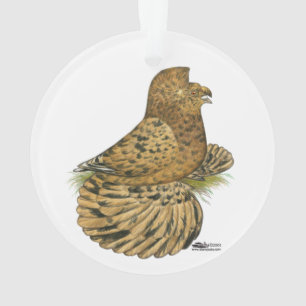 Tumpeter Pigeon Almond Ornament