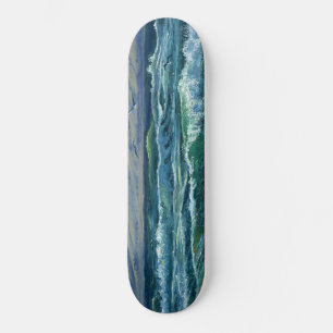 Tumultuous Waves: Skateboard Deck