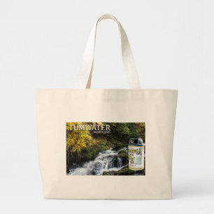 Tumwater It's the Water Large Tote Bag