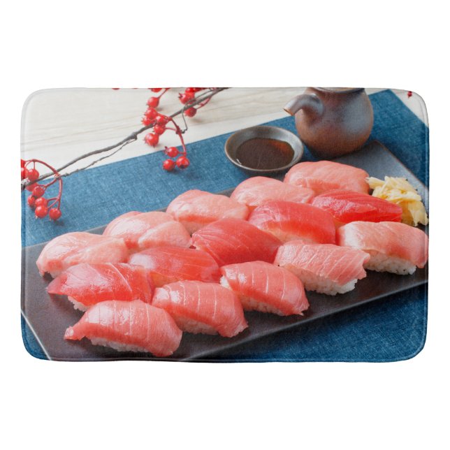 Tuna Celebration Bath Mat – SUSHIMI Collection (Front)