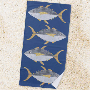 Tuna Fish Beach Towel