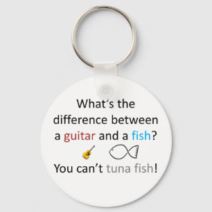 Tuna Fish Joke Key Ring