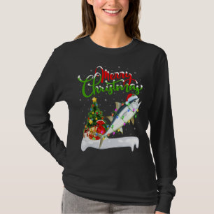 Tuna Fish Lover Xmas Decorations Santa Tuna Christ T-Shirt