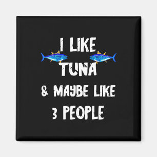 Tuna Fish Predatory Fish Tuna Box Funny Tuna Magnet