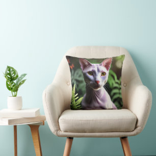 "Tuna the Hairless Cat: Sleek and Silky" Cushion