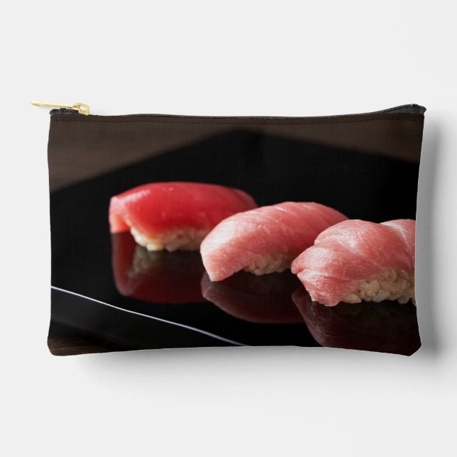 Tuna Trio Sushi Pouch – Elegant Minimal Style (Front)