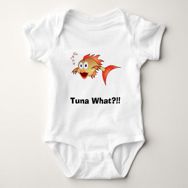 Tuna What?!! Baby Bodysuit (Front)