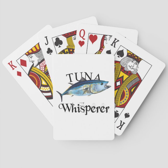 Tuna Whisperer Light Coloured Playing Cards (Back)