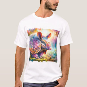 Tunduco Armadillo 020924AREF138 - Watercolor T-Shirt