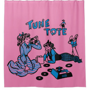 Tune Tote shower curtain