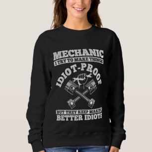 Tuner Car Lover Repairing Mechanic Tools Gift Tuni Sweatshirt