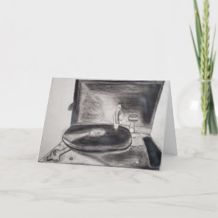 "Tunes in Time" Birthday Card