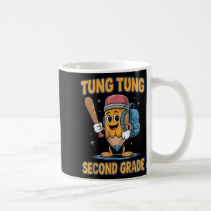 Tung Tung Sahur 2nd Grade Italian Brainrot Back To Coffee Mug