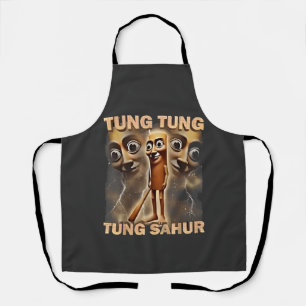 Tung tung tung sahur Brainrot Meme Apron