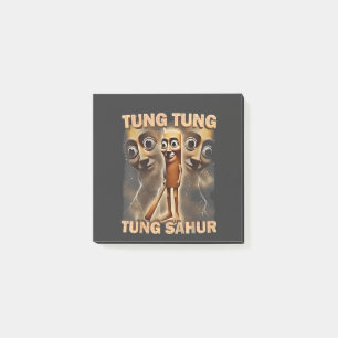 Tung tung tung sahur Brainrot Meme Post-it Notes