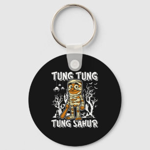 Tung Tung Tung Sahur Halloween Mummy Italian Brain Key Ring